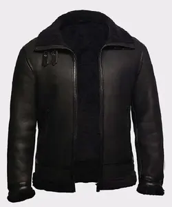 Gran oferta, precio al por mayor, chaqueta de cuero marrón para hombre, chaqueta de cuero Original de estilo invierno Otoño de alta calidad para hombre 2025 - Product Image 4