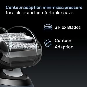 Afeitadora Eléctrica Braun Serie 6 para Hombre, Afeitadora en Seco y Húmedo con Centro SmartCare 4 en 1, Recortadora de Barba y Accesorios para el Cuidado Corporal - Product Image 4