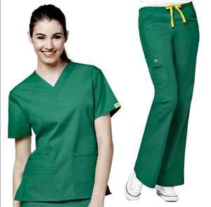 OEM Scrubs manga corta Tops Jogger pantalones conjuntos médico Hospital enfermería Scrub uniformes hombres enfermera Scrubs Set - Product Image 6
