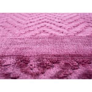 พรมไหมไผ่สีชมพูและสีม่วงลายทางทำมือ-HBS-01 - Product Image 3