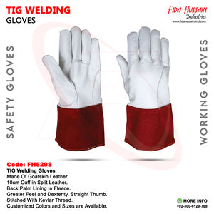 Le cuir de vachette fendu 2025 est solide et confortable, résistant aux flammes et protège de la chaleur. - Product Image 6