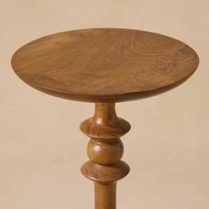 Mesa de Cóctel Moderna de Madera de Mango Pulida de Creaciones Antiguas - Product Image 2