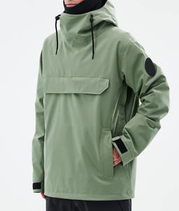 Veste de ski imperméable Softshell personnalisée Veste d'hiver de snowboard extérieure pour hommes avec capuche et poches Fabricant OEM de vêtements de ski 2025 - Product Image 2