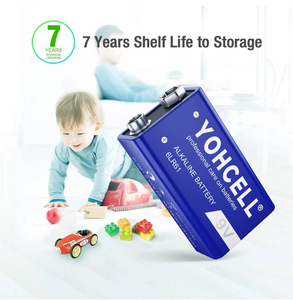 Yohcell 9 volt 600mAh Alkaline tiểu Pin cho báo động khói thiết bị gia dụng đồ chơi người tiêu dùng điện tử ứng dụng - Product Image 4