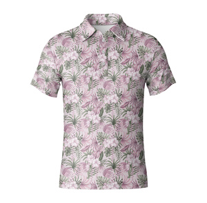 Camiseta Deportiva de Golf para Hombre, de Jersey Sólido, Poliéster y Elastano, Absorbente de Humedad, Transpirable, Antiarrugas, Manga Corta, con Logotipo Personalizado - Product Image 2