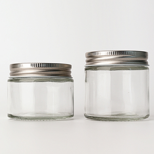 Bon marché 100ml 150ml 200ml petits pots à <span class=keywords><strong>confiture</strong></span> ronds en verre avec couvercle <span class=keywords><strong>pot</strong></span> de cornichons de stockage pour la nourriture - Product Image 5