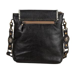 Bolso de Mano Mini de Cuero Genuino con Flecos Florales Estilo Bohemio, Color Personalizable, Diseño Casual Otoñal, Estilo Occidental - Product Image 3