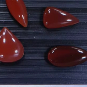 Piedra Preciosa de Cornalina Natural de la Mejor Calidad, Cabujón Suelto Liso, Piedras Preciosas en Línea para Mujer, Piedra Preciosa de Forma de Pera, Superventas - Product Image 5