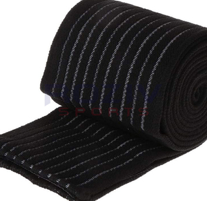 Sangles de coude de sport en coton de haute qualité, logo personnalisable, épaisses, respirantes, soulagement de la douleur, soutien pour la musculation unisexe - Product Image 5