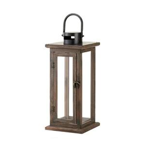 Party Decoration Glass Steel and <b>Wood</b> <b>Lantern</b> Large Size New Stylish Hanging <b>Lantern</b> Antique Customized in Bulk - Product Image 4