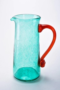 Jarra de Agua de Vidrio con Acabado Dorado TQC, Jarra para Agua/Zumo/Vino, Diseño Moderno y Lujoso, Capacidad de 1 Litro, Jarra Decorativa para Mesa de Cocina - Product Image 5