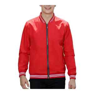 Veste sportive d'hiver à col montant, nouvelle conception, personnalisable, vente en gros, patchwork, teinture, manches longues, vestes universitaires vierges - Product Image 1