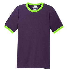 <b>Men's</b> Cotton Crewneck T-Shirts <b>Long</b> Sleeve Plain Tee Moisture Wicking Casual <b>Tshirts</b> Solid Color Ringer T Shirt - Product Image 1