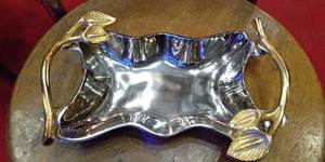 Style luxueux maison décorative décor de Table Rectangle métal poli poignée plateau nourriture fête aluminium plateau de service - Product Image 3