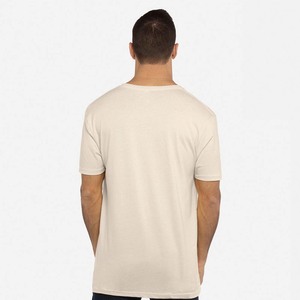 T-shirt à col en V pour hommes, T-shirts à manches courtes, décontracté, uni, en coton doux, respirant - Product Image 6