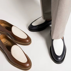 Versatile Leather Loafer's <b>Shoes</b> Fashion Slip-Resistant for Comfortable Office Wear and Perfect for Everyday Use Premium <b>Shoes</b> - Product Image 1