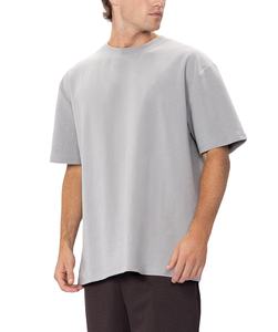 Camisetas de hombre de algodón, casuales, ajustadas, de manga corta, transpirables, de tela suave, para verano, gimnasio, entrenamiento, moda, básicas, lisas. - Product Image 1
