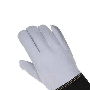 ถุงมือเชื่อมหนังวัวสำหรับงานหนักถุงมือเชื่อมหนังวัวซ่อนดีไซน์ล่าสุด - Product Image 2