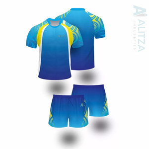 2024 Thái Lan Chất Lượng Biểu Tượng Tùy Chỉnh Bóng Đá Bộ Dụng Cụ Cho Thanh Niên Câu Lạc Bộ Phong Cách Hàng Đầu Đầy Đủ Thăng Hoa Bóng Đá Jersey 100% Polyester Nhà Máy - Product Image 3