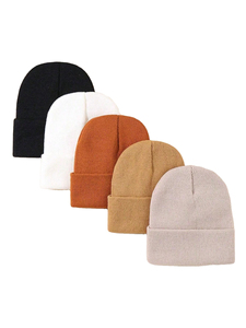 Custom Knitted Wool Winter Warm Digital Vintage Cartoon Pattern Jacquard Beanie Outdoor <b>Hats</b> for Unisex Personalized Jacquard - Product Image 6