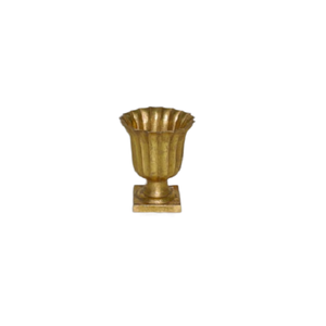 <b>Vintage</b> Antique Metal Garden Urns Round Shape With Pedestal for Outdoor Garden Decorative Modern Look Metal <b>Plants</b> <b>Pot</b> - Product Image 2