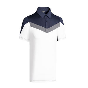 Logo personnalisé OEM de qualité supérieure design à manches courtes couleur unie col polo à manches courtes respirant hommes polo - Product Image 5