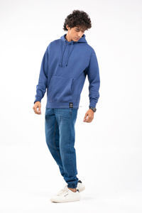 OEM Sweat à Capuche Surdimensionné Usine Haut GSM Coton Streetwear Sweat à Capuche Puff Print Applique Broderie Options Sweat à Capuche Pour Hommes Et Femmes - Product Image 4