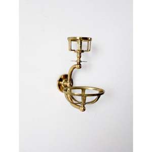 Jabonera de pared de latón antiguo vintage, tallado de metal ornamentado, estilo victoriano, disponible a precios de mayoreo. - Product Image 6