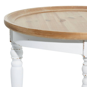 OEM Customized Modern Style <b>Round</b> Shaped Wooden <b>Side</b> <b>Table</b> Wholesale Decorative Wooden <b>Table</b> Assortment for Home Use in India - Product Image 3