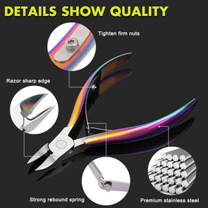 Pinzas para cutículas de acero inoxidable de la mejor calidad, pinzas para cutículas de Color sólido de calidad superior superventas - Product Image 2