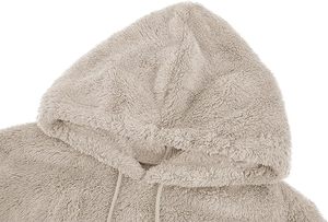 Sweat à capuche en polaire épais et chaud pour hommes, avec doublure en fourrure, mode Sharpa, respirant, grande taille, élégant - Product Image 2