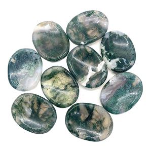 Vente en gros Agate mousse naturelle personnalisée Pierre d'inquiétude Cristaux de méditation Reiki pour le Feng Shui Cristaux de guérison d'amour pour le Reiki - Product Image 2