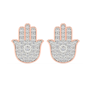 Round Cut Moissanite <b>Stud</b> <b>Earrings</b> Lab Grown Created Diamond 14k 18k Solid Gold Eternity Wedding Band <b>Earring</b> for Women <b>Man</b> - Product Image 2