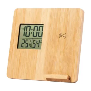 Custom Gadgets Arboros Weather Station with Charger Desk and Table <b>Clocks</b> - Product Image 1