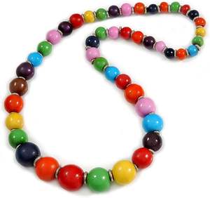 Factory <b>Price</b> <b>Epoxy</b> <b>Resin</b> Beaded Necklace Handmade Handcrafted Good Quality Unique Modern <b>Resin</b> Beads Necklace Customized Color - Product Image 4