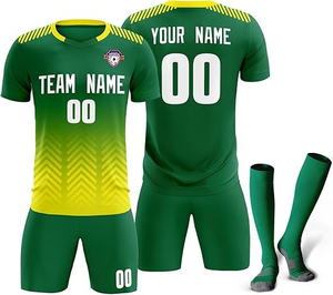 Venta caliente Digital Printed Football Clothing Personalice su propio logotipo Ropa de fútbol Precio de venta completo Camiseta de fútbol para hombres - Product Image 1