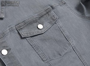 Veste en jean de haute qualité pour hommes, respirante et à séchage rapide, style décontracté, vente directe du fabricant pour l'hiver - Product Image 6