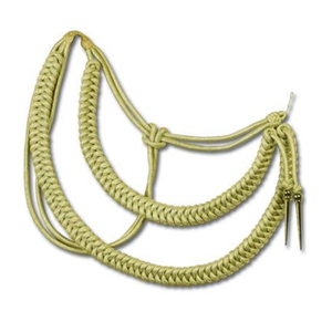 ความต้องการที่กําหนดเอง 100% การผลิตซ้ําลวดชุดพิธีสายสะพาย Aiguillette ทอง - Product Image 1