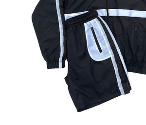 Ensemble short coupe-vent décontracté pour homme, 100 % coton, séchage rapide, fabrication sur mesure, été 2026 - Product Image 4