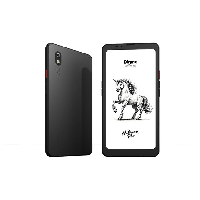 Bigme Hibreak Pro 4G/5G E-Ink Smartphone 6" Black White Display Android 14 OS 300PPI Resolution USB-C Supporting English Russian