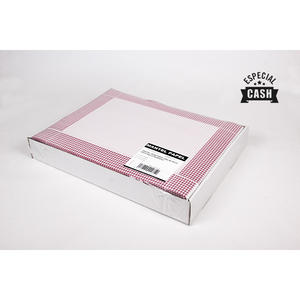 Tovaglia Bianca 30x40cm 45gsm con Stampa Pata Gallo Bordeaux, Carta Professionale, 500 Pezzi, B2B - Product Image 1