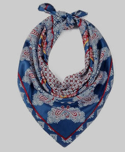 High Quality Custom Printed Logo Summer Outdoor Bandana Lightweight Soft Square Silk <b>Scarf</b> Best Quality Cotton Handkmade - Product Image 3