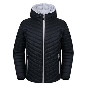 Chaqueta de Lona Acolchada Cortavientos para Hombre 2025, Estilo Casual, Color Sólido, Cuello Alto, Cierre de Cremallera, para Invierno y Actividades al Aire Libre - Product Image 4