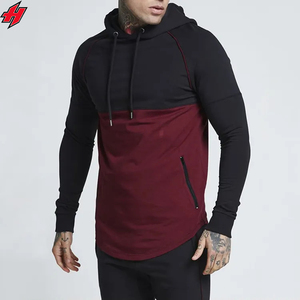 ชุดวอร์มกีฬาผู้ชาย ผ้าโพลีเอสเตอร์/คอตตอนคุณภาพสูง เสื้อฮู้ดดี้และกางเกงแบบกำหนดเอง ระบายอากาศได้ดี เป็นมิตรกับสิ่งแวดล้อม มีเชือกผูก - Product Image 3