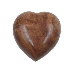 Urnes de crémation en bois en forme de coeur de haute qualité pour cendres Urne funéraire en bois pour animaux de compagnie adultes Urnes commémoratives artisanales fabriquées au Viet Nam - Product Image 6