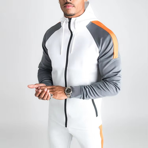 Vente en gros logo personnalisé ensemble de jogging en polaire tech vierge pour hommes survêtement de gym survêtement en polyester unisexe - Product Image 5