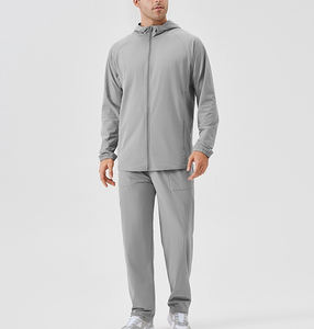 Ensembles de survêtements coupe-vent style design personnalisé Ensemble 2 pièces coupe-vent imperméable d'été unisexe pour hommes - Product Image 2