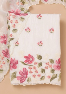 Ensemble de 3 pièces en coton respirant pour fête d'été, imprimé floral, broderie 3D, non cousu, costume formel, vêtements punjabi - Product Image 2