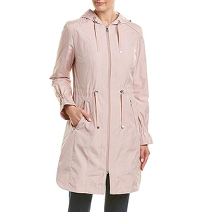 Venta al por mayor 100% abrigo largo de diseño con cinturón ajustable para las mujeres al aire libre chaqueta de las mujeres - Product Image 4