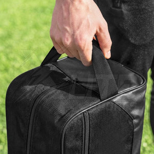 Sac de football avec compartiment dédié pour chaussures, poches latérales en filet, personnalisation d'équipe, nylon, capacité 30-40L - Product Image 5